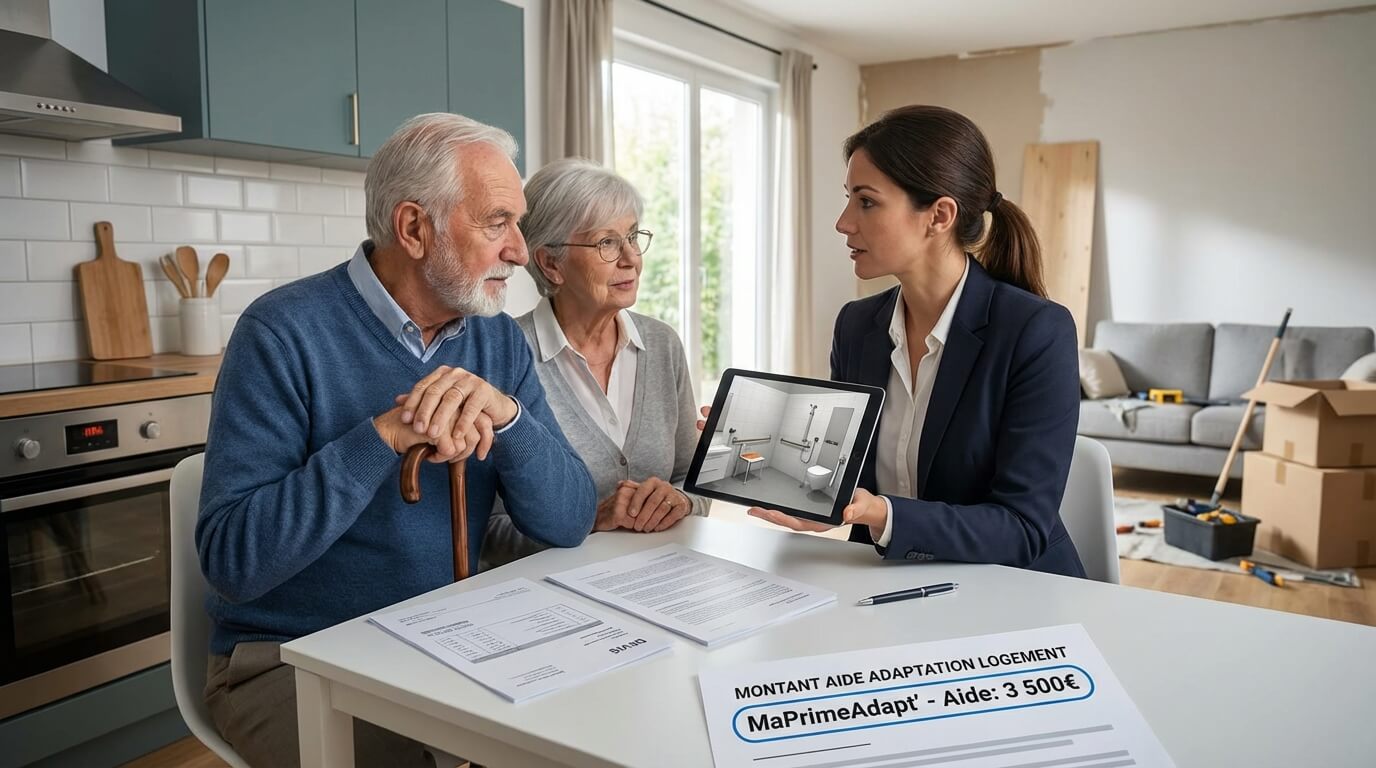 Montant aide adaptation logement personne âgée