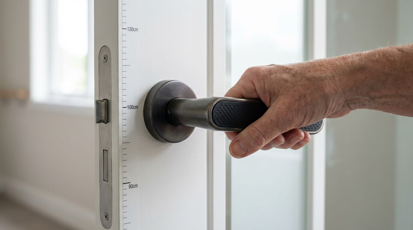 Spécifications techniques poignées portes PMR accessibles