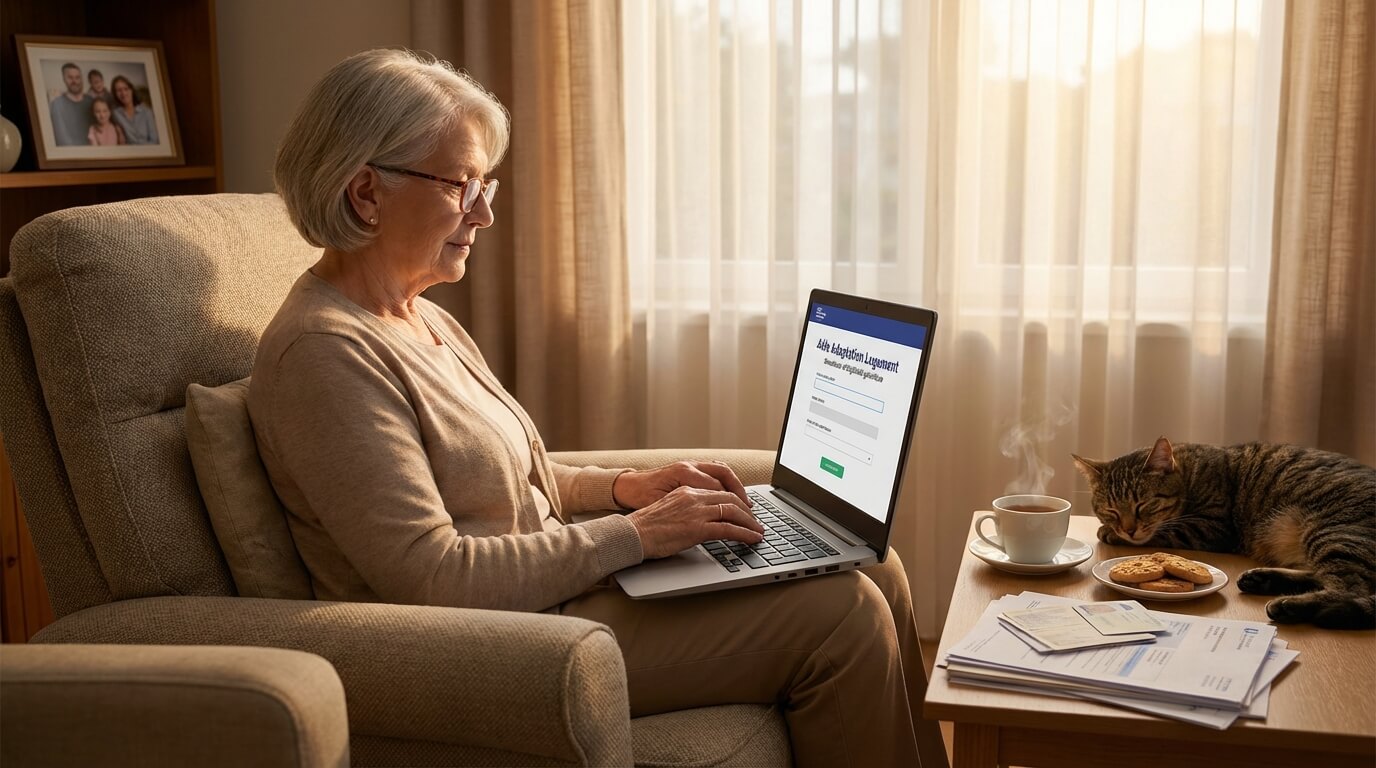 Vérification éligibilité aide adaptation logement senior