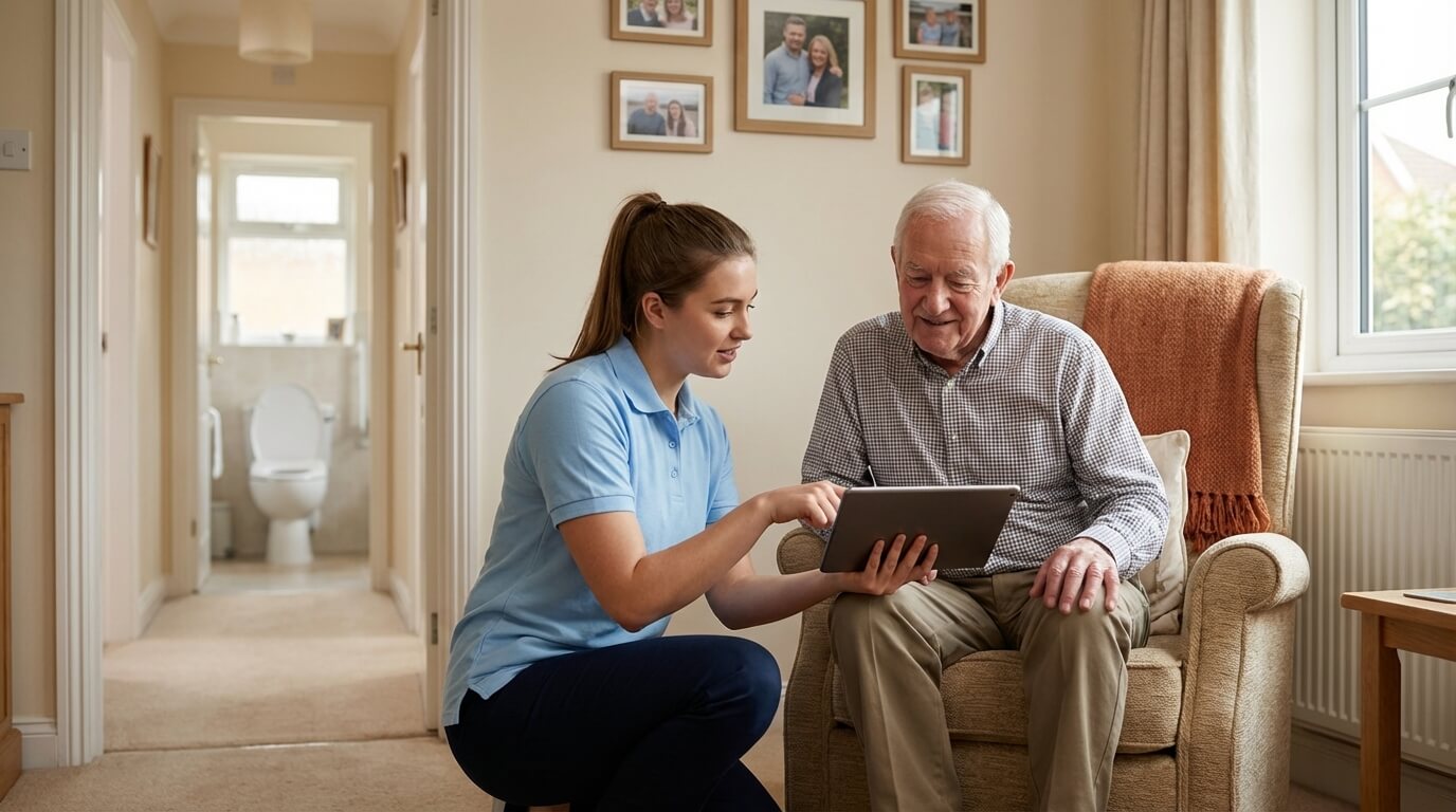 Accompagnement BelAvie ergothérapeute adaptation toilettes seniors