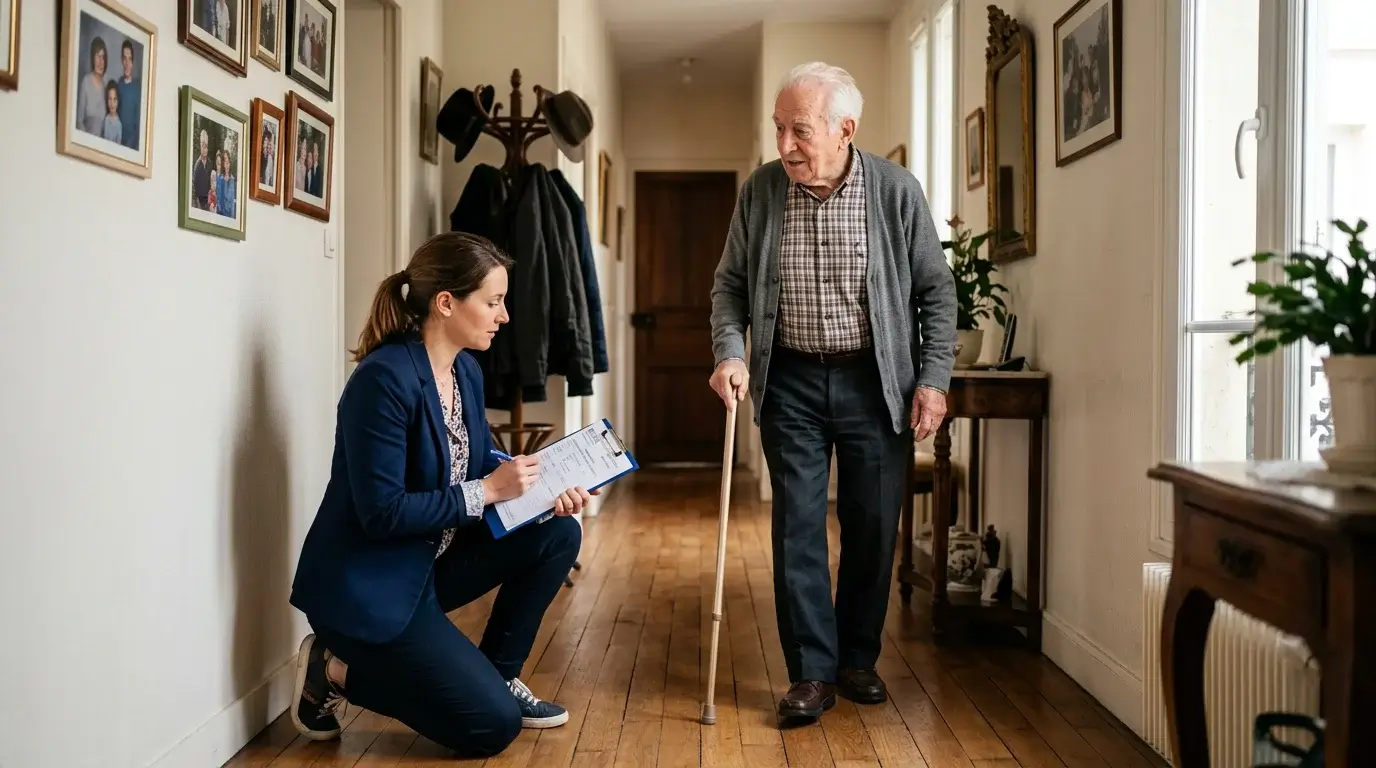 Étapes remplacement baignoire douche ergothérapeute