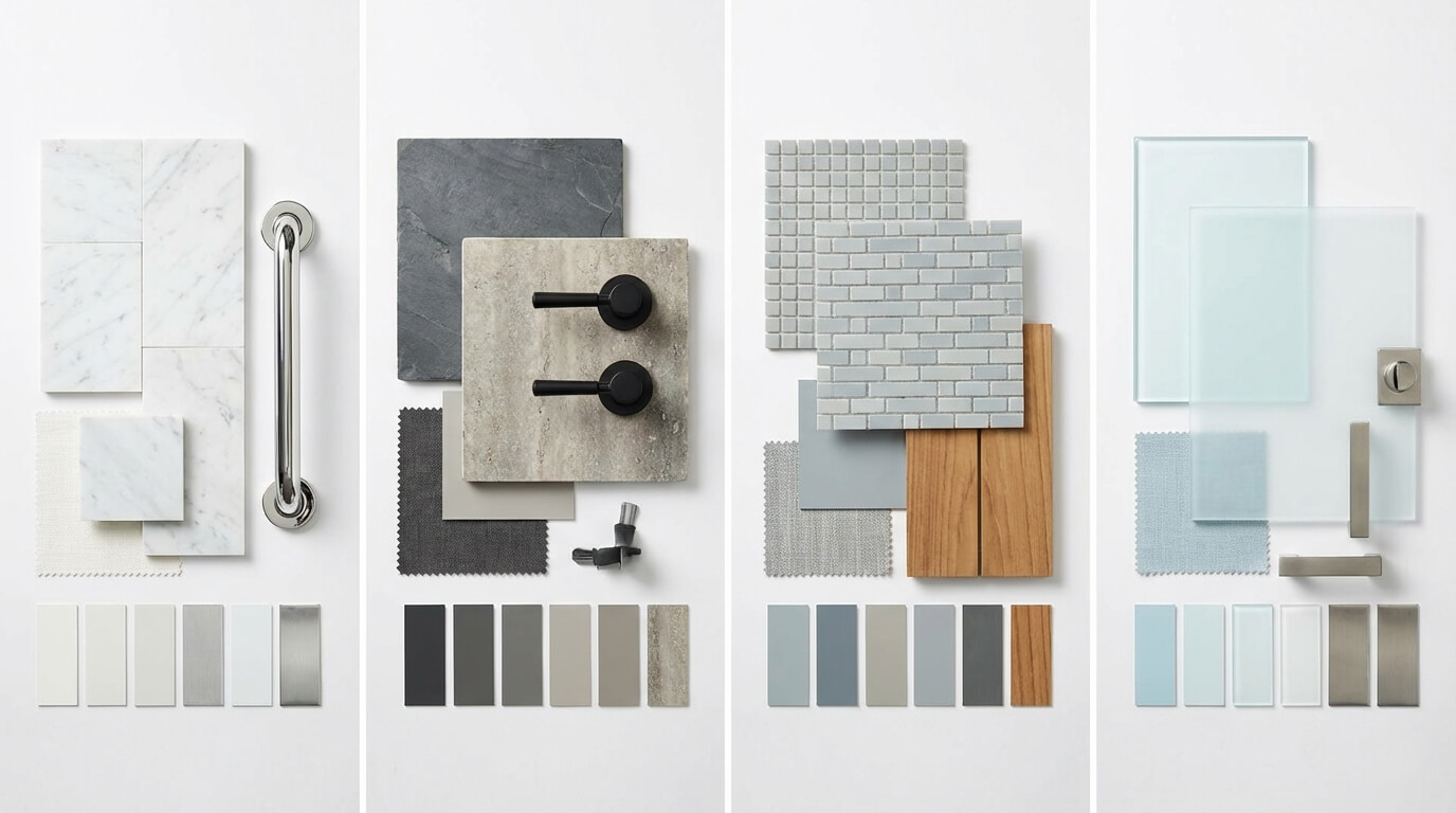 Types douches adaptées remplacement baignoire senior