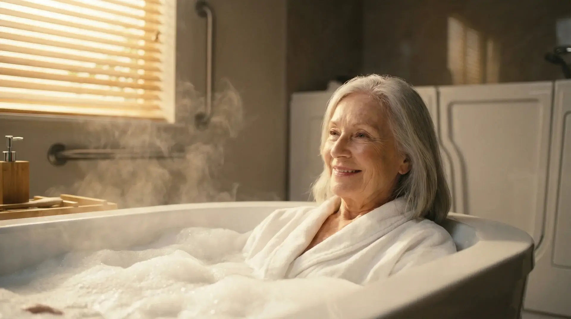 Accompagnement BelAvie baignoire à porte