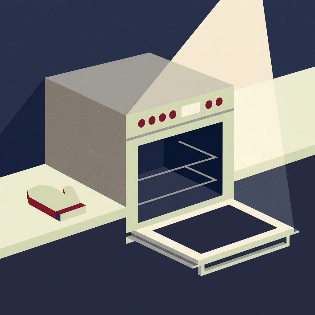 Four sécurisé à porte escamotable installé à hauteur adaptée PMR et seniors