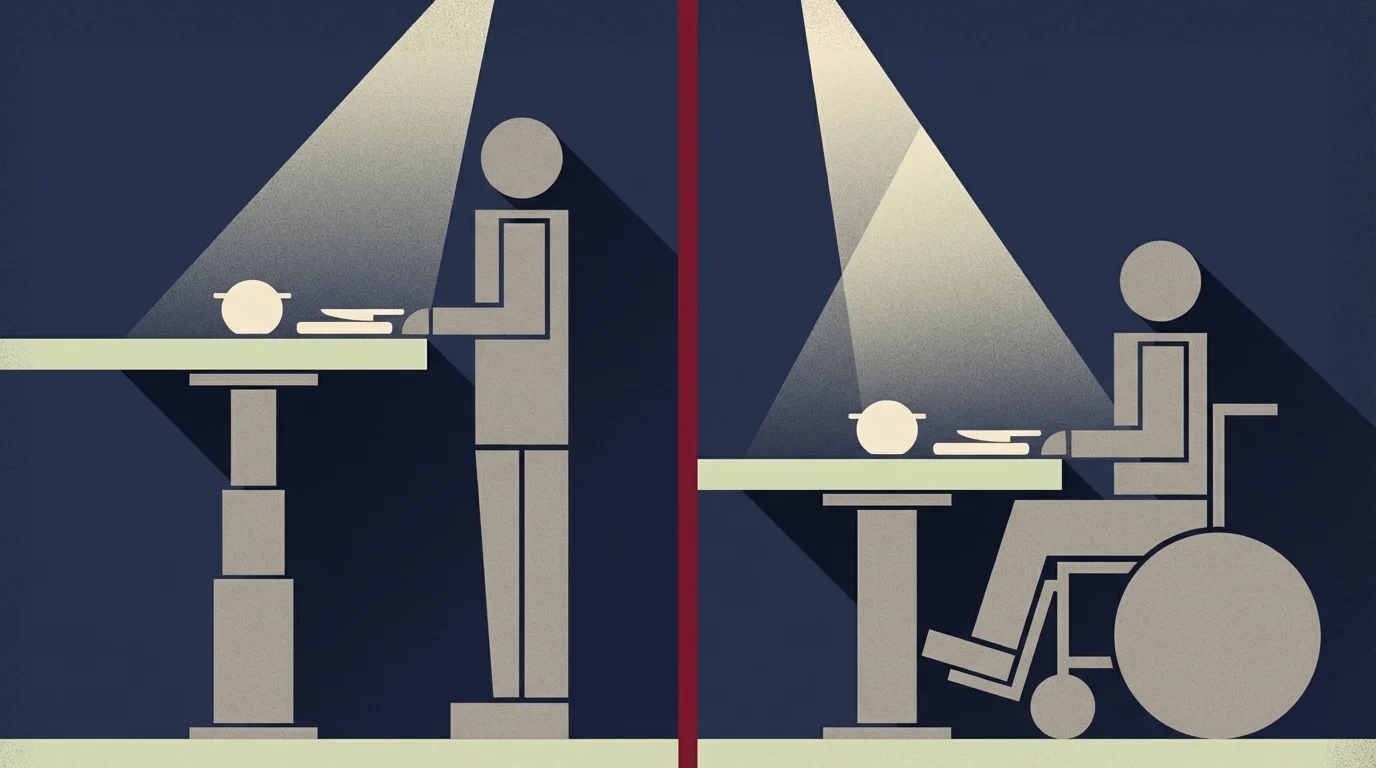 Cuisine à hauteurs variables pour PMR et seniors – plan de travail ajustable