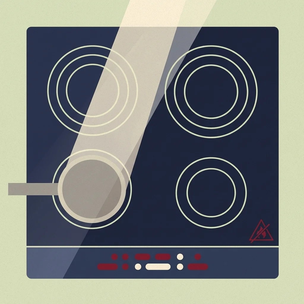 Plaque à induction sécurisée avec commandes frontales pour cuisine PMR et seniors