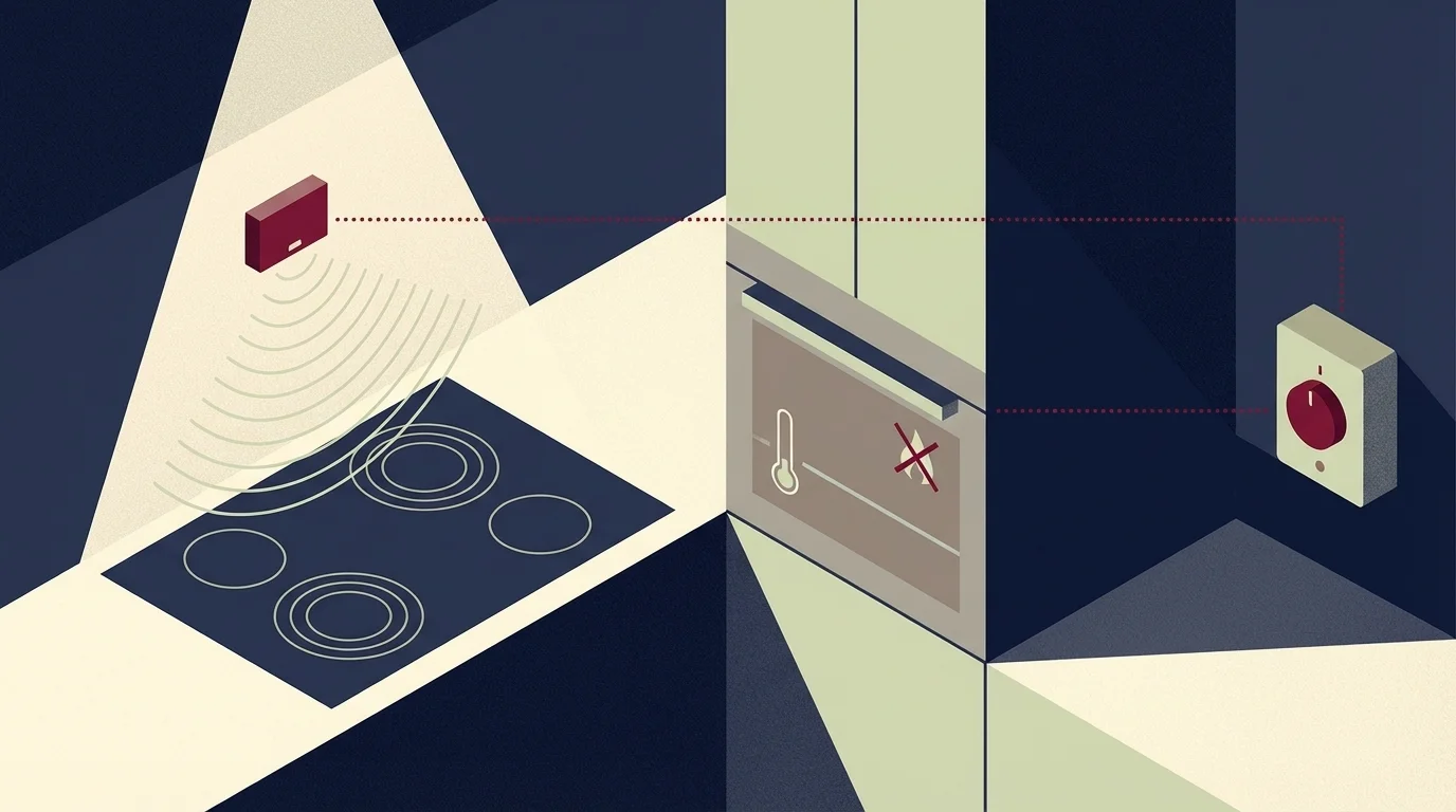 Sécurité active en cuisine PMR : détecteurs de surchauffe et coupure automatique