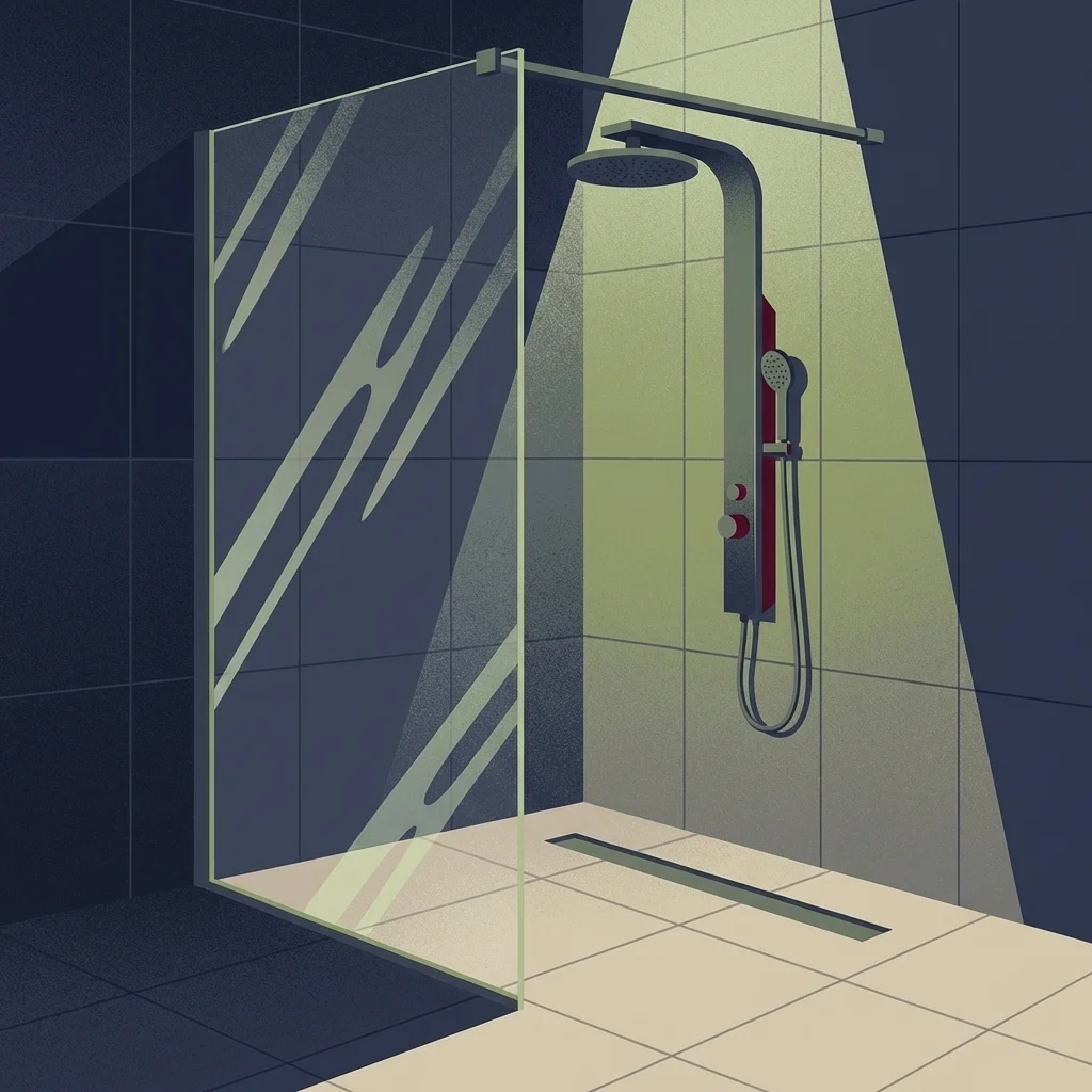 Douche à l'italienne accessible pour seniors et PMR