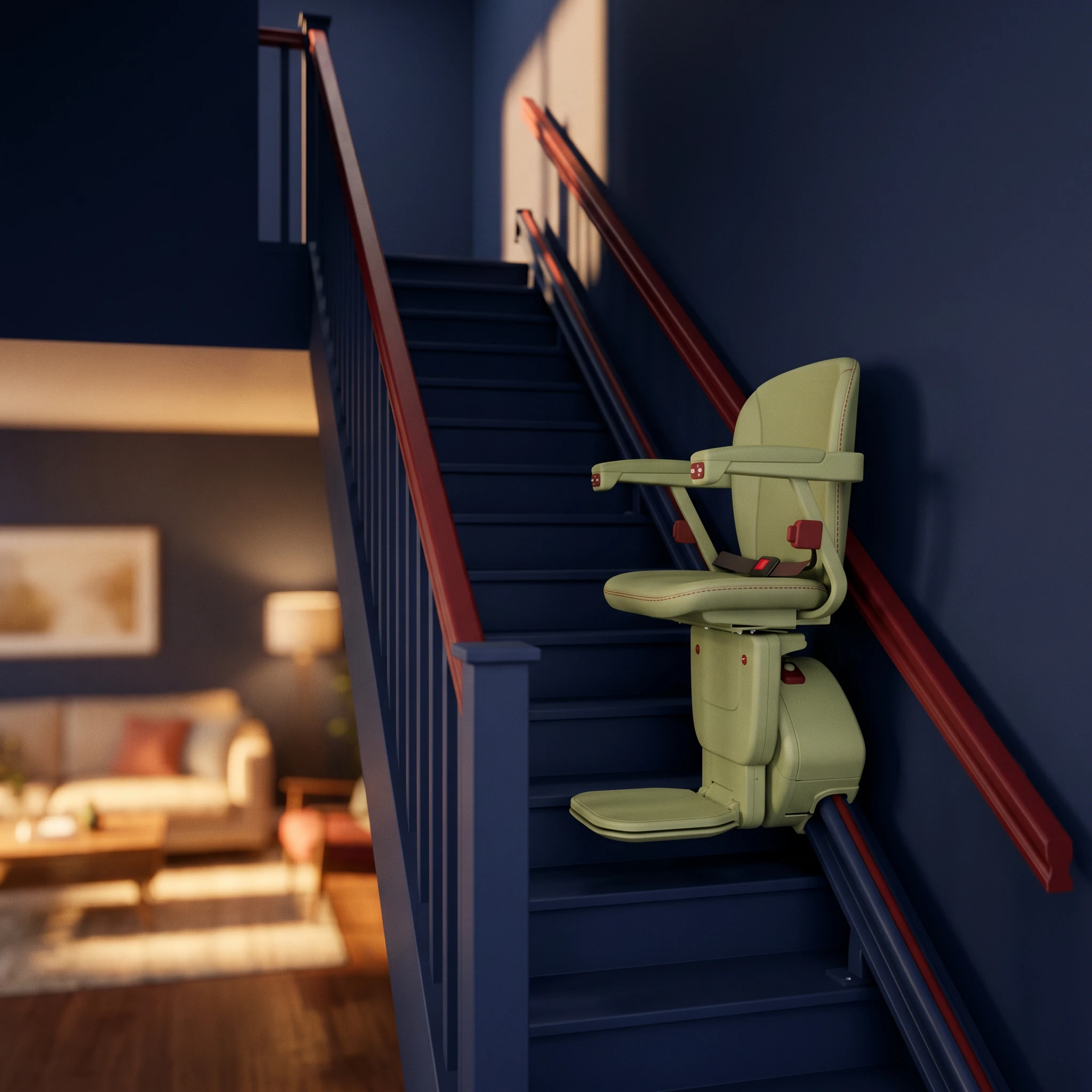 Prix d'un monte-escalier debout sur escalier droit en 2026