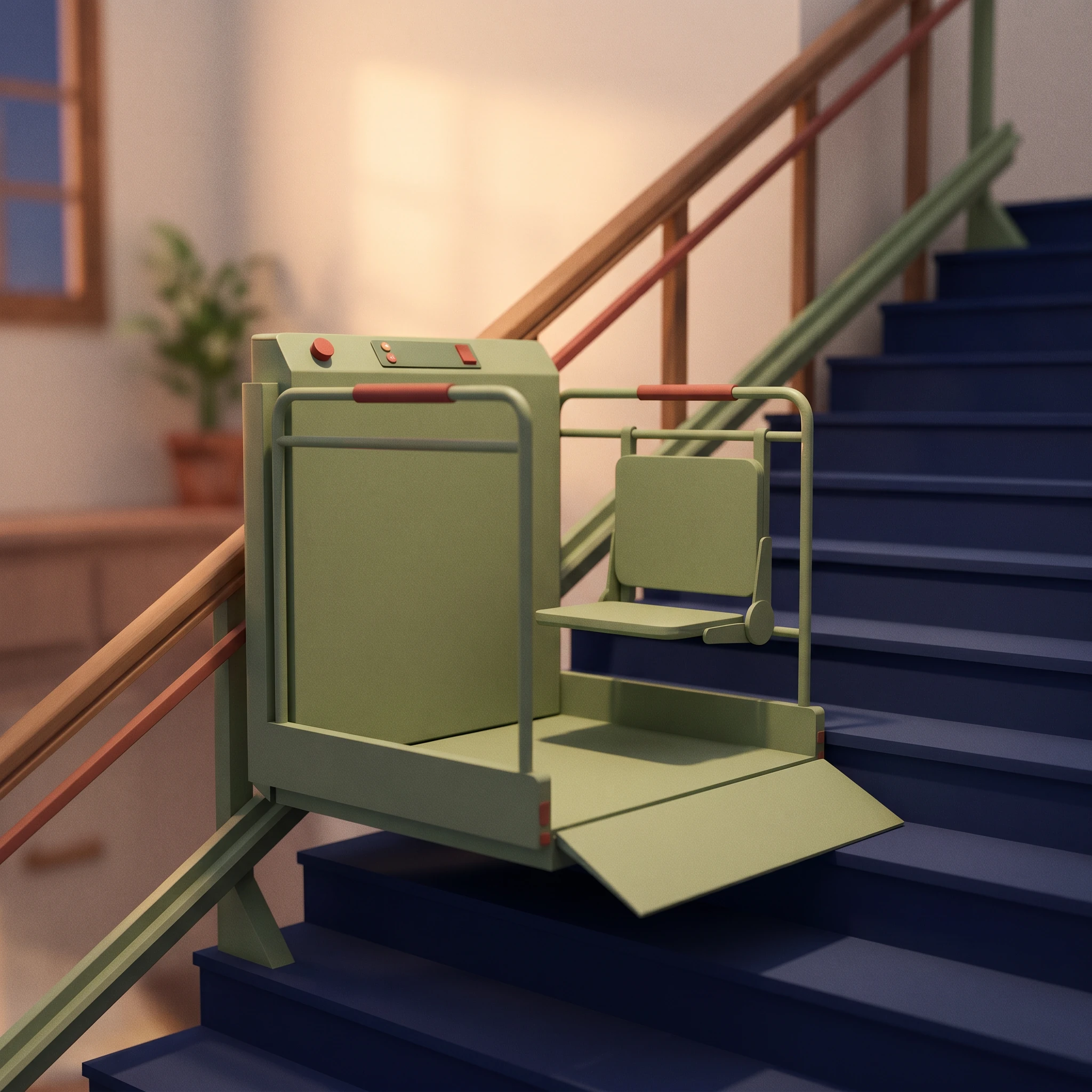 Prix d'une plateforme monte-escalier sur escalier droit en 2026