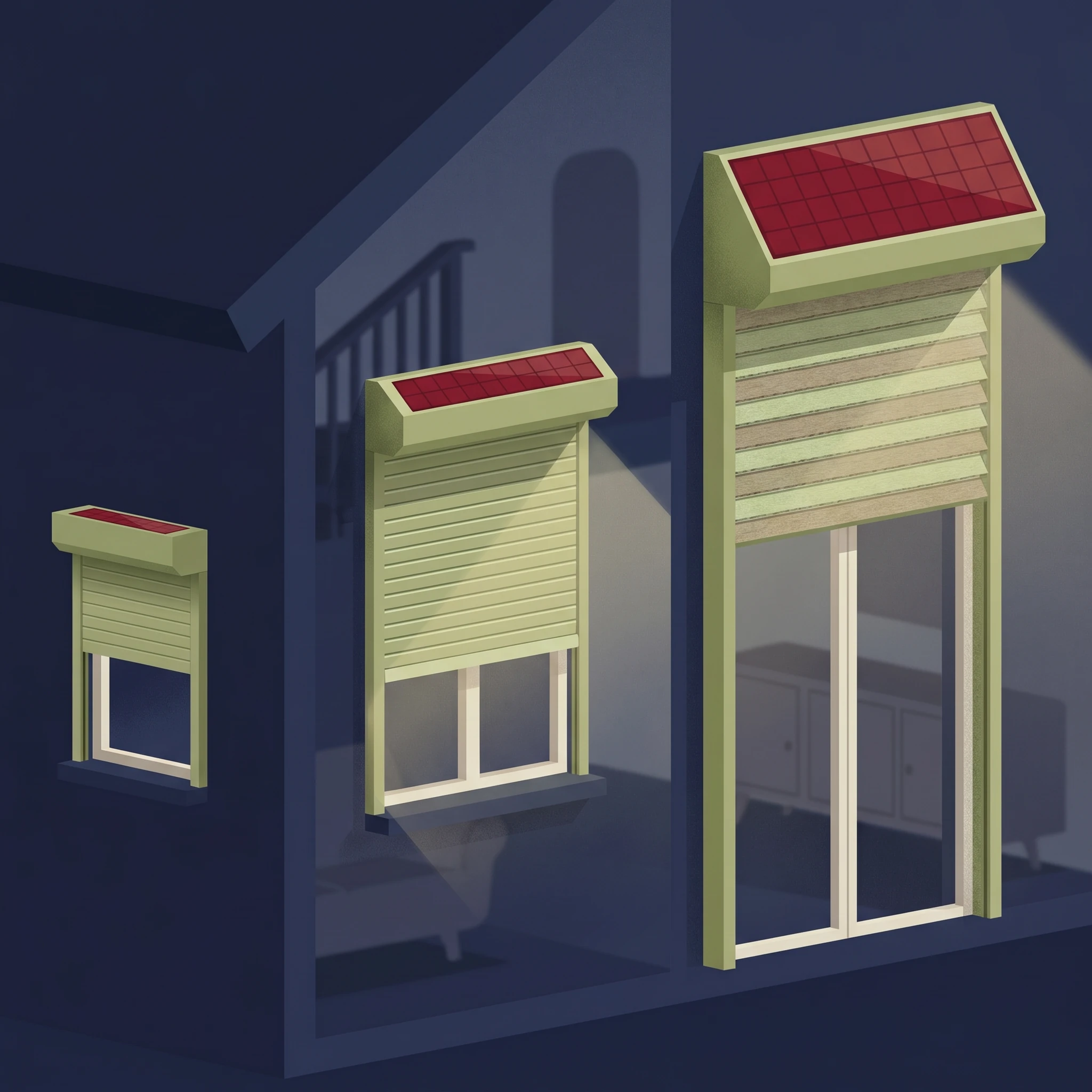 Ce qui fait varier le prix d'un volet roulant solaire